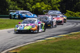 #32 Porsche 911 GT3-R of Kyle Washington and Tom Sargent, GMG Racing, GT World Challenge America, Pro-Am, FANATEC GT World Challenge America Powered by AWS, VIR, Alton, VA July 19 - 21 2024.
 | Fabian Lagunas / SRO           