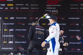 #91 Mercedes-AMG GT3 of Jeff Burton and Philip Ellis, Regulator Racing, GT World Challenge America, Pro-Am, SRO America, FANATEC GT World Challenge America Powered by AWS, VIR, Alton, VA July 19 - 21 2024.
 | Fabian Lagunas / SRO           