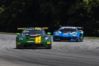 #120 Porsche 911 GT3-R of Adam Adelson and Elliott Skeer, Wright Motorsports, GT World Challenge America, Pro, FANATEC GT World Challenge America Powered by AWS, SRO America, VIR, Alton, VA July 19 - 21 2024.
 | Fabian Lagunas / SRO           