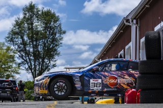 #38 BMW M4 GT3 of Samantha Tan and Neil Verhagen, Paddock at FANATEC GT World Challenge America Powered by AWS, SRO America, VIR, Alton, VA July 19 - 21 2024.
 | Fabian Lagunas / SRO      
