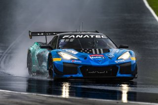 #63 Chevrolet Corvette Z06 GT3.R of Alec Udell and Tommy Milner, DXDT Racing, GT World Challenge America, Pro, SRO America, FANATEC GT World Challenge America Powered by AWS, Road America, Elkhart Lake, WI August 16 - 18 2024.
 | Fabian Lagunas / SRO      
