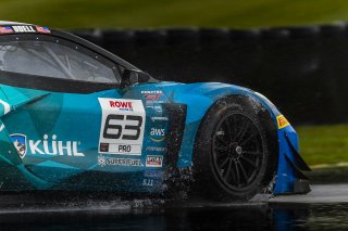 #63 Chevrolet Corvette Z06 GT3.R of Alec Udell and Tommy Milner, DXDT Racing, GT World Challenge America, Pro, SRO America, FANATEC GT World Challenge America Powered by AWS, Road America, Elkhart Lake, WI August 16 - 18 2024.
 | Fabian Lagunas / SRO      