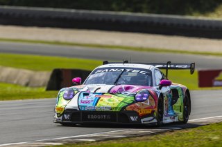 #32 Porsche 911 GT3-R of Kyle Washington and Tom Sargent, GMG Racing, GT World Challenge America, Pro-Am, FANATEC GT World Challenge America Powered by AWS, Road America, Elkhart Lake, WI August 16 - 18 2024.
 | Fabian Lagunas / SRO      