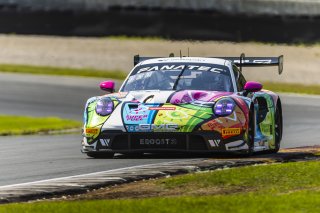 #32 Porsche 911 GT3-R of Kyle Washington and Tom Sargent, GMG Racing, GT World Challenge America, Pro-Am, FANATEC GT World Challenge America Powered by AWS, Road America, Elkhart Lake, WI August 16 - 18 2024.
 | Fabian Lagunas / SRO      