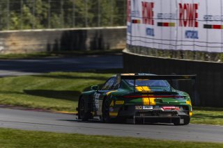 #120 Porsche 911 GT3-R of Adam Adelson and Elliott Skeer, Wright Motorsports, GT World Challenge America, Pro, FANATEC GT World Challenge America Powered by AWS, SRO America, Road America, Elkhart Lake, WI August 16 - 18 2024.
 | Fabian Lagunas / SRO      