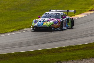 #32 Porsche 911 GT3-R of Kyle Washington and Tom Sargent, GMG Racing, GT World Challenge America, Pro-Am, FANATEC GT World Challenge America Powered by AWS, Road America, Elkhart Lake, WI August 16 - 18 2024.
 | Fabian Lagunas / SRO      