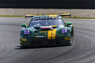 #120 Porsche 911 GT3-R of Adam Adelson and Elliott Skeer, Wright Motorsports, GT World Challenge America, Pro, FANATEC GT World Challenge America Powered by AWS, SRO America, Road America, Elkhart Lake, WI August 16 - 18 2024.
 | Fabian Lagunas / SRO      