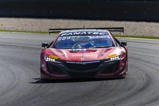 #93 Acura NSX GT3 EVO22 of Luca Mars and Zach Veach, Racers Edge Motorsports, GT World Challenge America, Pro, FANATEC GT World Challenge America Powered by AWS, SRO America, Road America, Elkhart Lake, WI August 16 - 18 2024.
 | Fabian Lagunas / SRO      