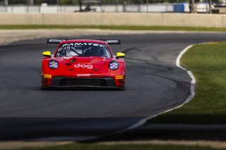 #92 Porsche 992 GT3-R of Jean-Frederic Laberge and Kyle Marcelli, MMG, GT World Challenge America, Pro-Am, FANATEC GT World Challenge America Powered by AWS, SRO America, Road America, Elkhart Lake, WI August 16 - 18 2024.
 | Fabian Lagunas / SRO      
