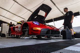 #92 Porsche 992 GT3-R of Jean-Frederic Laberge and Kyle Marcelli, MMG, GT World Challenge America, Pro-Am, FANATEC GT World Challenge America Powered by AWS, SRO America, Road America, Elkhart Lake, WI August 16 - 18 2024.
 | Fabian Lagunas / SRO      
