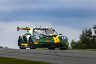 #120 Porsche 911 GT3-R of Adam Adelson and Elliott Skeer, Wright Motorsports, GT World Challenge America, Pro, FANATEC GT World Challenge America Powered by AWS, SRO America, Road America, Elkhart Lake, WI August 16 - 18 2024.
 | Fabian Lagunas / SRO           
