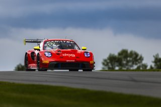 #92 Porsche 992 GT3-R of Jean-Frederic Laberge and Kyle Marcelli, MMG, GT World Challenge America, Pro-Am, FANATEC GT World Challenge America Powered by AWS, SRO America, Road America, Elkhart Lake, WI August 16 - 18 2024.
 | Fabian Lagunas / SRO           