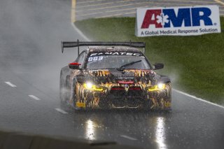 #28 BMW M4 GT3 of Varun Chocksey and Bill Auberlen, ST Racing, GT World Challenge America, Pro, SRO America, FANATEC GT World Challenge America Powered by AWS, Road America, Elkhart Lake, WI August 16 - 18 2024.
 | Fabian Lagunas / SRO           