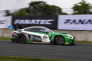 #99 BMW M4 GT3 of Kenton Koch and Madison Snow, Random Vandals Racing, GT World Challenge America, Pro, FANATEC GT World Challenge America Powered by AWS, SRO America, Road America, Elkhart Lake, WI August 16 - 18 2024.
 | Fabian Lagunas / SRO      