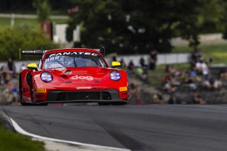 #92 Porsche 992 GT3-R of Jean-Frederic Laberge and Kyle Marcelli, MMG, GT World Challenge America, Pro-Am, FANATEC GT World Challenge America Powered by AWS, SRO America, Road America, Elkhart Lake, WI August 16 - 18 2024.
 | Fabian Lagunas / SRO           