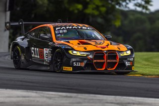 #8 BMW M4 GT3 2024 of Elias Sabo and Andy Lee, Flying Lizard Motorsports, GT World Challenge America, Pro-Am, FANATEC GT World Challenge America Powered by AWS, SRO America, Road America, Elkhart Lake, WI August 16 - 18 2024.
 | Fabian Lagunas / SRO           