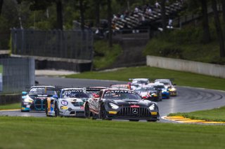 #91 Mercedes-AMG GT3 of Jeff Burton and Philip Ellis, Regulator Racing, GT World Challenge America, Pro-Am, SRO America, FANATEC GT World Challenge America Powered by AWS, Road America, Elkhart Lake, WI August 16 - 18 2024.
 | Fabian Lagunas / SRO           