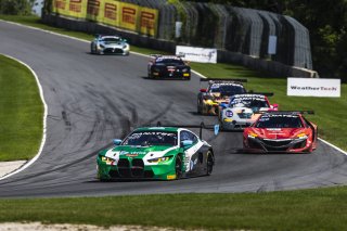 #99 BMW M4 GT3 of Kenton Koch and Madison Snow, Random Vandals Racing, GT World Challenge America, Pro, FANATEC GT World Challenge America Powered by AWS, SRO America, Road America, Elkhart Lake, WI August 16 - 18 2024.
 | Fabian Lagunas / SRO      