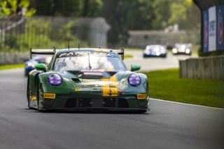 #120 Porsche 911 GT3-R of Adam Adelson and Elliott Skeer, Wright Motorsports, GT World Challenge America, Pro, FANATEC GT World Challenge America Powered by AWS, SRO America, Road America, Elkhart Lake, WI August 16 - 18 2024.
 | Fabian Lagunas / SRO      