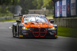 #8 BMW M4 GT3 2024 of Elias Sabo and Andy Lee, Flying Lizard Motorsports, GT World Challenge America, Pro-Am, FANATEC GT World Challenge America Powered by AWS, SRO America, Road America, Elkhart Lake, WI August 16 - 18 2024.
 | Fabian Lagunas / SRO      