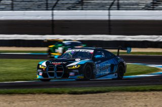 #29 BMW M4 GT3 of Justin Rothberg, Robby Foley, and Patrick Gallagher, Turner Motorsport, GT World Challenge America, Pro-Am, FANATEC GT World Challenge America Powered by AWS, INDY, Indianapolis, IN October 3 - 6 2024.
 | Fabian Lagunas/SRO