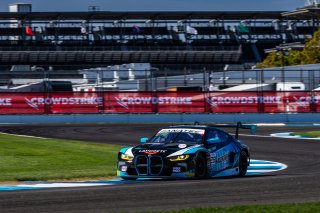 #29 BMW M4 GT3 of Justin Rothberg, Robby Foley, and Patrick Gallagher, Turner Motorsport, GT World Challenge America, Pro-Am, FANATEC GT World Challenge America Powered by AWS, INDY, Indianapolis, IN October 3 - 6 2024.
 | Fabian Lagunas/SRO