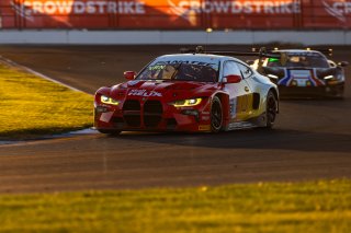 #31 BMW M4 GT3 of Dries Vanthoor, Charles Weerts, and Sheldon Van Der Linde, Team WRT, IGTC, IGTC Pro, FANATEC GT World Challenge America Powered by AWS, INDY, Indianapolis, IN October 3 - 6 2024.
 | Fabian Lagunas/SRO