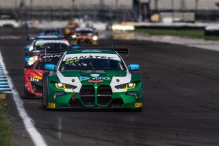 #99 BMW M4 GT3 of Kenton Koch, Conor Daly, and Connor De Phillippi, Random Vandals Racing, IGTC, IGTC Pro, FANATEC GT World Challenge America Powered by AWS, SRO America, INDY, Indianapolis, IN October 3 - 6 2024.
 | Fabian Lagunas/SRO        