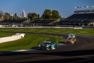 #29 BMW M4 GT3 of Justin Rothberg, Robby Foley, and Patrick Gallagher, Turner Motorsport, GT World Challenge America, Pro-Am, FANATEC GT World Challenge America Powered by AWS, INDY, Indianapolis, IN October 3 - 6 2024.
 | Fabian Lagunas/SRO