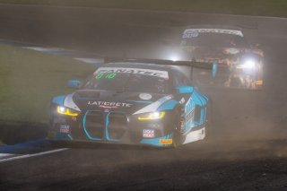 #29 BMW M4 GT3 of Justin Rothberg, Robby Foley, and Patrick Gallagher, Turner Motorsport, GT World Challenge America, Pro-Am, FANATEC GT World Challenge America Powered by AWS, INDY, Indianapolis, IN October 3 - 6 2024.
 | Fabian Lagunas/SRO