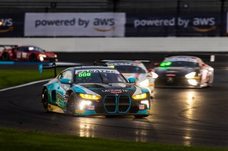 #29 BMW M4 GT3 of Justin Rothberg, Robby Foley, and Patrick Gallagher, Turner Motorsport, GT World Challenge America, Pro-Am, FANATEC GT World Challenge America Powered by AWS, INDY, Indianapolis, IN October 3 - 6 2024.
 | Fabian Lagunas/SRO