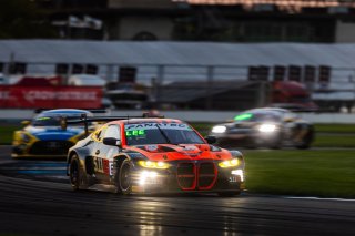 #8 BMW M4 GT3 2024 of Elias Sabo, Andy Lee, and Nick Yelloly, Flying Lizard Motorsports, GT World Challenge America, Pro-Am, FANATEC GT World Challenge America Powered by AWS, SRO America, INDY, Indianapolis, IN October 3 - 6 2024.
 | Fabian Lagunas/SRO