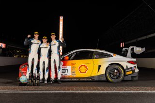 #31 BMW M4 GT3 of Dries Vanthoor, Charles Weerts, and Sheldon Van Der Linde, Team WRT, IGTC, IGTC Pro, FANATEC GT World Challenge America Powered by AWS, INDY, Indianapolis, IN October 3 - 6 2024.
 | Fabian Lagunas/SRO