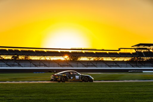 #120 Porsche 911 GT3-R of Adam Adelson, Elliott Skeer, and Laurin Heinrich, Wright Motorsports, GT World Challenge America, Pro, FANATEC GT World Challenge America Powered by AWS, SRO America, INDY, Indianapolis, IN October 3 - 6 2024.
 | Fabian Lagunas/SRO