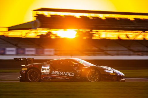 #163 Ferrari 296 GT3 of Jay Schreibman, Oswaldo Negri, and Toni Vilander, AF Course, GT World Challenge America, Pro-Am, FANATEC GT World Challenge America Powered by AWS, SRO America, INDY, Indianapolis, IN October 3 - 6 2024.
 | Fabian Lagunas/SRO
