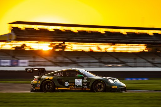 #120 Porsche 911 GT3-R of Adam Adelson, Elliott Skeer, and Laurin Heinrich, Wright Motorsports, GT World Challenge America, Pro, FANATEC GT World Challenge America Powered by AWS, SRO America, INDY, Indianapolis, IN October 3 - 6 2024.
 | Fabian Lagunas/SRO