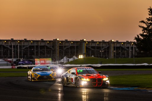 #8 BMW M4 GT3 2024 of Elias Sabo, Andy Lee, and Nick Yelloly, Flying Lizard Motorsports, GT World Challenge America, Pro-Am, FANATEC GT World Challenge America Powered by AWS, SRO America, INDY, Indianapolis, IN October 3 - 6 2024.
 | Fabian Lagunas/SRO
