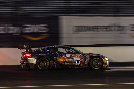 #38 BMW M4 GT3 of Samantha Tan, John Capestro-Dubets, and Neil Verhagen, ST Racing, GT World Challenge America, Pro-Am, SRO America, FANATEC GT World Challenge America Powered by AWS, INDY, Indianapolis, IN October 3 - 6 2024.
 | Fabian Lagunas/SRO