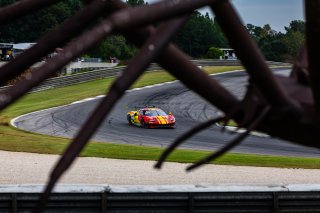 #88 Ferrari 296 GT3 of Custodio Toledo and Riccardo Agostini, AF Corse, GT World Challenge America, Pro-Am, SRO America, FANATEC GT World Challenge America Powered by AWS, Barber Motorsports Park, Leeds, AL September 6 - 8 2024.
 | Fabian Lagunas