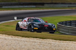 #91 Mercedes-AMG GT3 of Jeff Burton and Philip Ellis, Regulator Racing, GT World Challenge America, Pro-Am, SRO America, FANATEC GT World Challenge America Powered by AWS, Barber Motorsports Park, Leeds, AL September 6 - 8 2024.
 | Fabian Lagunas