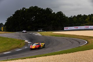 #88 Ferrari 296 GT3 of Custodio Toledo and Riccardo Agostini, AF Corse, GT World Challenge America, Pro-Am, SRO America, FANATEC GT World Challenge America Powered by AWS, Barber Motorsports Park, Leeds, AL September 6 - 8 2024.
 | Fabian Lagunas