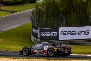 #163 Ferrari 296 GT3 of Jay Schreibman and Oswaldo Negri, AF Course, GT World Challenge America, Am, FANATEC GT World Challenge America Powered by AWS, SRO America, Barber Motorsports Park, Leeds, AL September 6 - 8 2024.
 | Fabian Lagunas