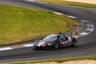 #163 Ferrari 296 GT3 of Jay Schreibman and Oswaldo Negri, AF Course, GT World Challenge America, Am, FANATEC GT World Challenge America Powered by AWS, SRO America, Barber Motorsports Park, Leeds, AL September 6 - 8 2024.
 | Fabian Lagunas