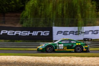 #120 Porsche 911 GT3-R of Adam Adelson and Elliott Skeer, Wright Motorsports, GT World Challenge America, Pro, FANATEC GT World Challenge America Powered by AWS, SRO America, Barber Motorsports Park, Leeds, AL September 6 - 8 2024.
 | Fabian Lagunas