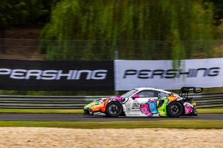 #32 Porsche 911 GT3-R of Kyle Washington and Tom Sargent, GMG Racing, GT World Challenge America, Pro-Am, FANATEC GT World Challenge America Powered by AWS, Barber Motorsports Park, Leeds, AL September 6 - 8 2024.
 | Fabian Lagunas