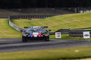 #163 Ferrari 296 GT3 of Jay Schreibman and Oswaldo Negri, AF Course, GT World Challenge America, Am, FANATEC GT World Challenge America Powered by AWS, SRO America, Barber Motorsports Park, Leeds, AL September 6 - 8 2024.
 | Fabian Lagunas