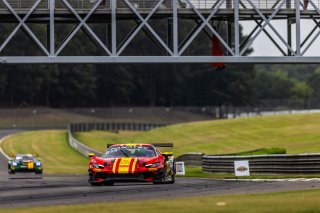 #88 Ferrari 296 GT3 of Custodio Toledo and Riccardo Agostini, AF Corse, GT World Challenge America, Pro-Am, SRO America, FANATEC GT World Challenge America Powered by AWS, Barber Motorsports Park, Leeds, AL September 6 - 8 2024.
 | Fabian Lagunas