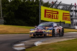 #38 BMW M4 GT3 of Samantha Tan and Neil Verhagen, ST Racing, GT World Challenge America, Pro-Am, SRO America, FANATEC GT World Challenge America Powered by AWS, Barber Motorsports Park, Leeds, AL September 6 - 8 2024.
 | Fabian Lagunas