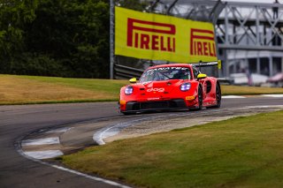 #92 Porsche 992 GT3-R of Jean-Frederic Laberge and Kyle Marcelli, MMG, GT World Challenge America, Pro-Am, FANATEC GT World Challenge America Powered by AWS, SRO America, Barber Motorsports Park, Leeds, AL September 6 - 8 2024.
 | Fabian Lagunas