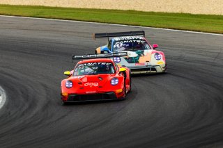 #92 Porsche 992 GT3-R of Jean-Frederic Laberge and Kyle Marcelli, MMG, GT World Challenge America, Pro-Am, FANATEC GT World Challenge America Powered by AWS, SRO America, Barber Motorsports Park, Leeds, AL September 6 - 8 2024.
 | Fabian Lagunas
